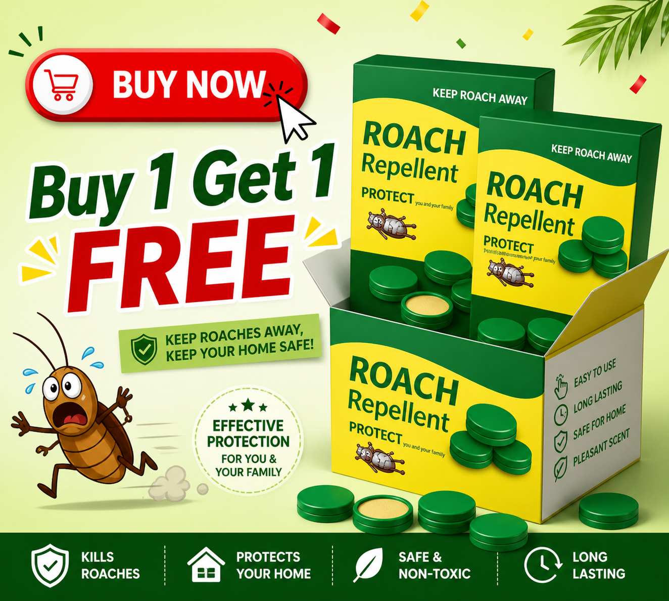 Cockroach Killer Powder Gel (Buy 1 get 1 free)