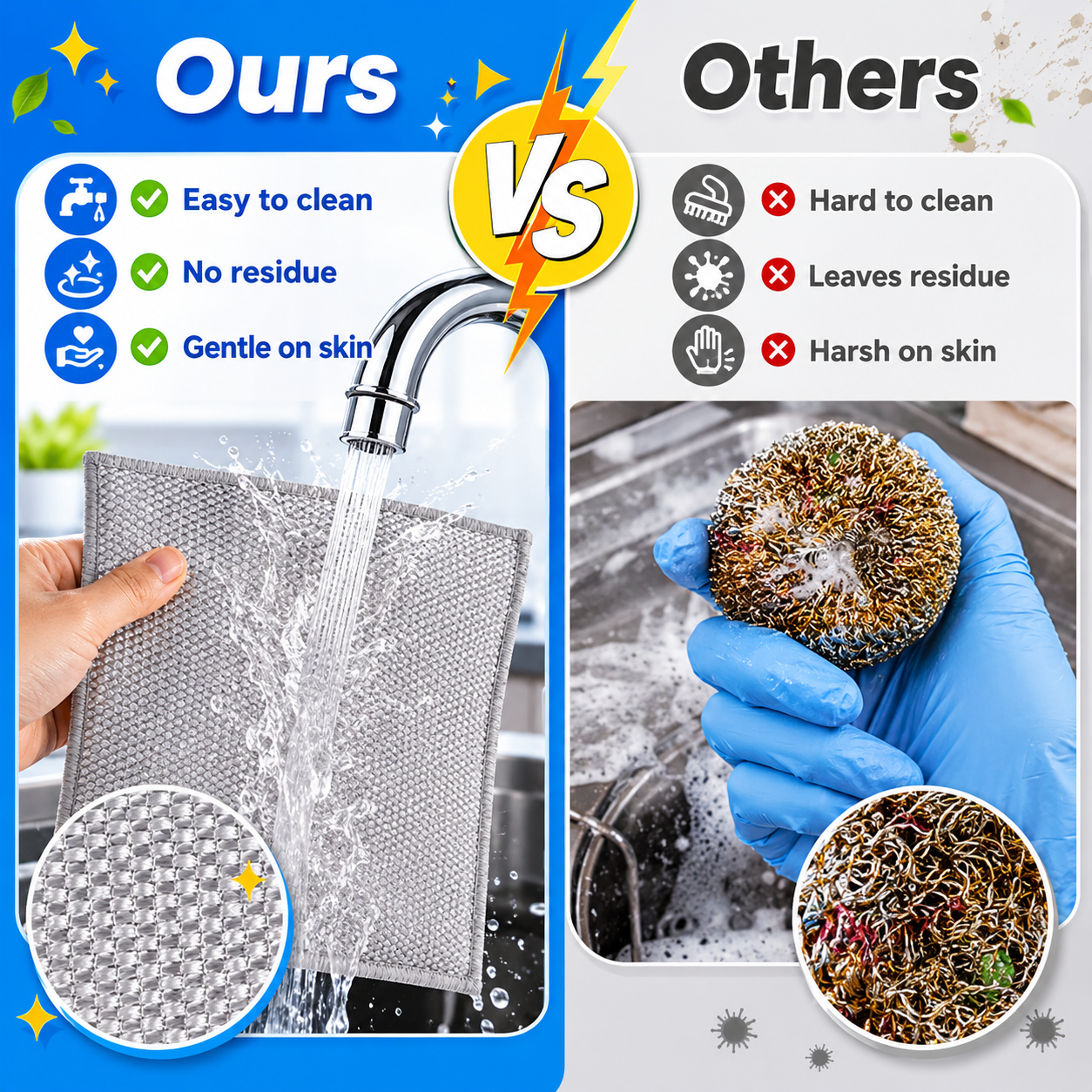 Multipurpose Wire Dishwashing Cleaning Rag | ⏰ Limited Period Offer ⏰